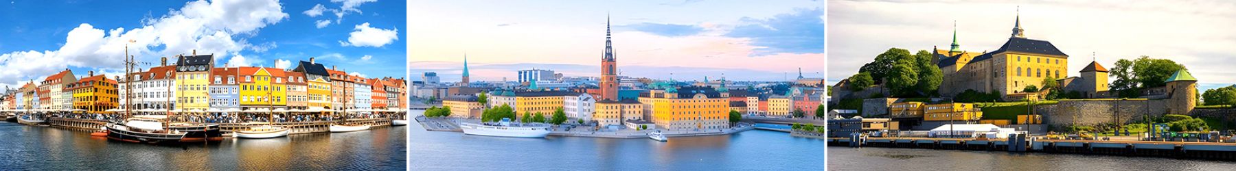 Scandinavian Treasures: Explore Copenhagen, Oslo & Stockholm in 7 Nights