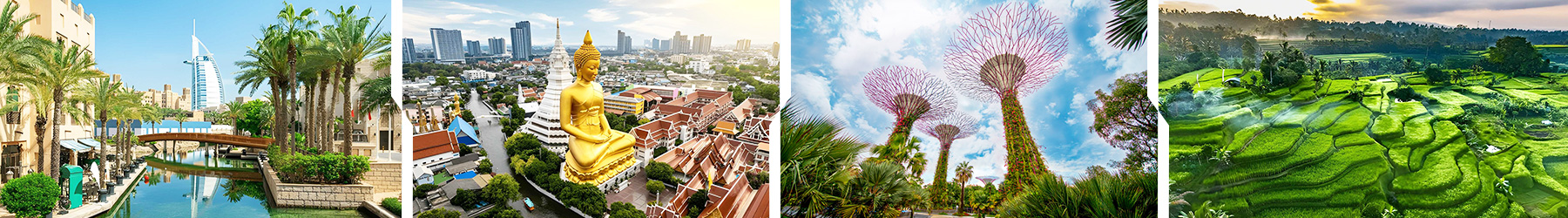 Dubai, Bangkok, Singapore & Bali Holidays